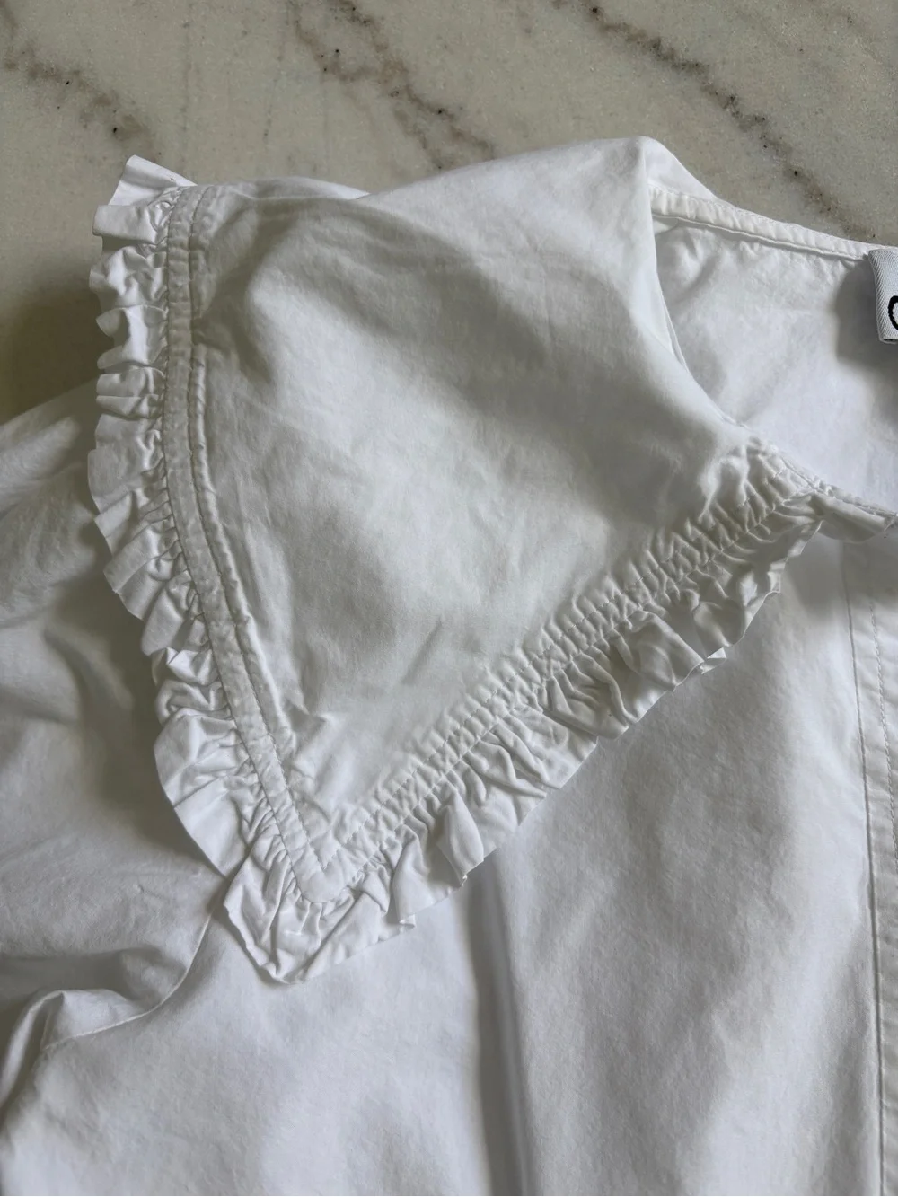 STYLED BUNDLE: Ganni Button Down and Maje Tweed Mini Skirt - Picture 8 of 9